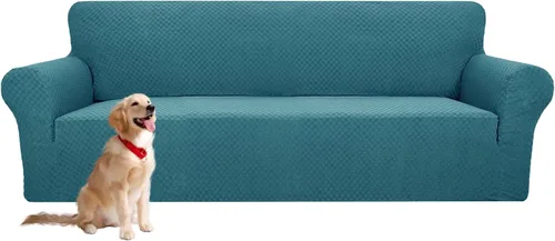 Vista 80 de YEMYHOM Funda para sofá con diseño jacquard de alta elasticidad, funda para silla de sala de estar, a prueba de mascotas, perros y gatos