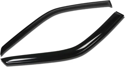 Vista 10 de Auto Dynasty 4 unidades de cinta en la visera de ventilación de ventana, deflector, protector de lluvia compatible con Suzuki SX4 Sedán 2008-2010
