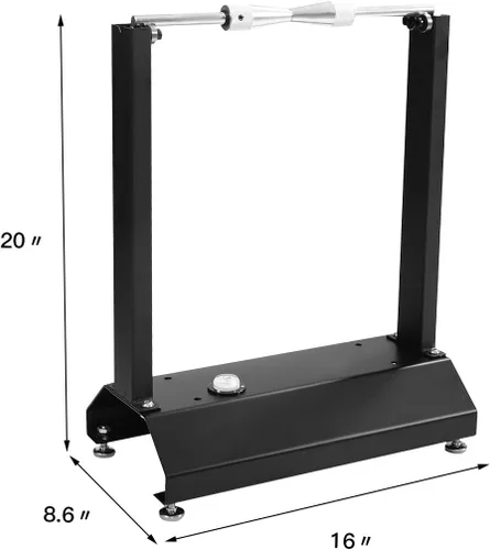 Vista 7 de Goplus, equilibrador de rueda estático para motocicleta. Vertical, universal