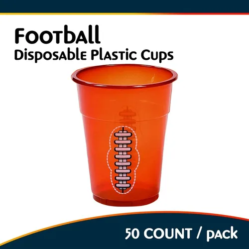 Vista 5 de Oriental Trading Company - Vasos desechables de fútbol Fun Express, 50 unidades (paquete de 1)