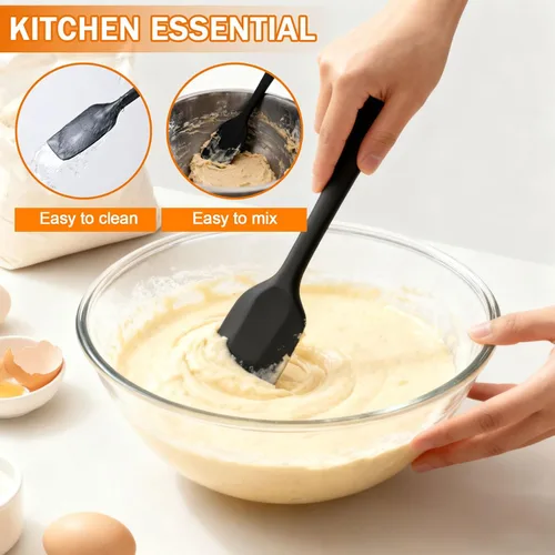 Vista 6 de 4 piezas de acero inoxidable Spaetzle Maker con mango de agarre cómodo, cuchara coladora de araña con cepillo de limpieza, herramienta casera