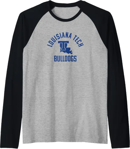 Vista 14 de Louisiana Tech Bulldogs Large One Color Raglan Baseball Tee