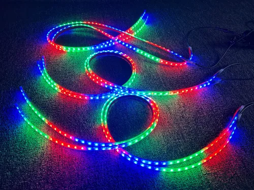Vista 7 de Tira de luces LED RGB de 14 piezas de 5 pies para Polaris Slingshot Can-Am Spyder Ryker 2015-2026, kit de iluminación de acento de capó de rejilla