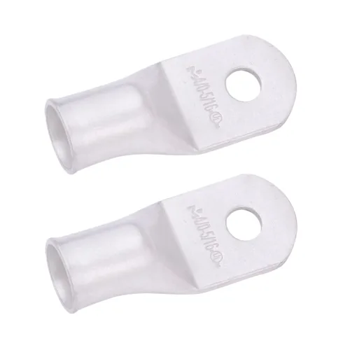Vista 94 de SELTERM 5 piezas terminales de cable de cobre estañado 1/0 AWG perno de 1/2", extremos de cable de batería, terminales de anillo, conectores