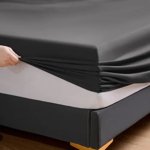 Vista 5 de SONORO KATE Juego de sábanas de cama, sábanas suaves de 1800 hilos, sábanas y fundas de almohada de microfibra refrescante, sábanas de 4 piezas