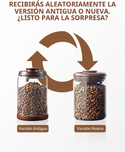 Vista 2 de Contenedor de café, recipiente hermético de almacenamiento de 2 x 10 oz - Transparente