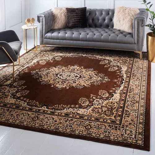 Vista 87 de Unique Loom - Alfombra de área estilo persa tradicional de la colección Reza, de 2 pies 2 pulgadas x 3 pies, colores negro y beige