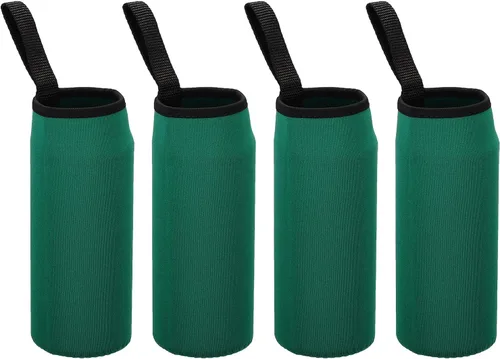 Vista 9 de PATIKIL Fundas para botellas de agua, bolsa de transporte con aislamiento de neopreno con correa para el dedo