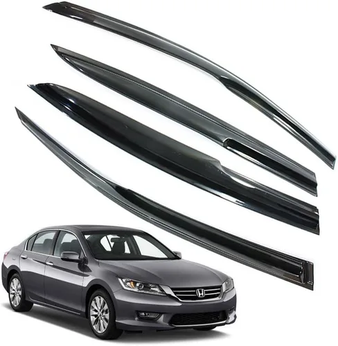 Vista 44 de Protectores de lluvia para Mazda 3 Hatchback 2010-2013, deflectores de ventana lateral con cinta adhesiva para Mazda 3 Hatchback, viseras de ventana