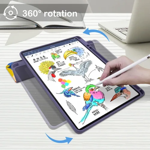 Vista 6 de Compatible con iPad de 10.2 pulgadas, iPad de 9ª/8ª generación 2021/2020, iPad de 7ª generación y iPad 2019 de 7ª generación con soporte