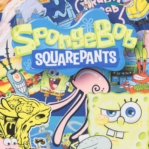 Vista 3 de Camiseta clásica de Bob Esponja para hombre de Bob Esponja, Patrick & Krusty Krab Sublimated Allover