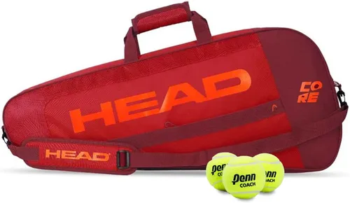 Vista 4 de Head Core 3R Pro, bolsa para raquetas de tenis Negro