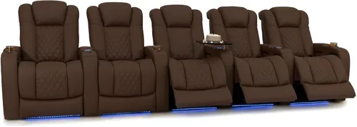 Vista 37 de Seatcraft Virtuoso 365 - Asiento de cine en casa (3 unidades), color ébano