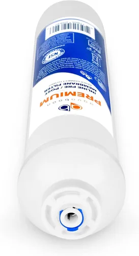 Vista 7 de Aquaboon Filtro de agua de carbón activado T33 - Filtro de agua en línea para refrigerador se adapta a línea de agua de 1/4 - Filtro para máquina