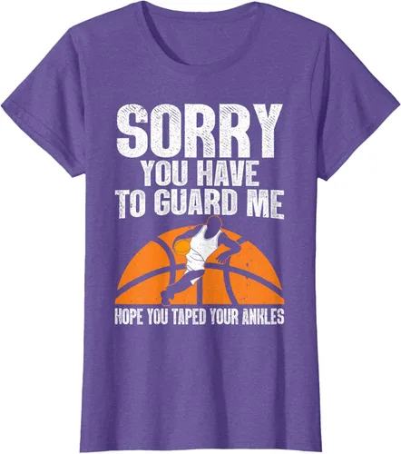 Vista 20 de Camiseta divertida de baloncesto para hombres y mujeres, Negro