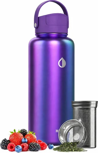 Vista 13 de Botella vaso térmico para té de 22 onzas con infusor, taza de viaje