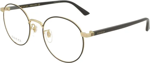 Vista 2 de Gucci GG0297OK - Gafas redondas de metal (2.047 in), Negro