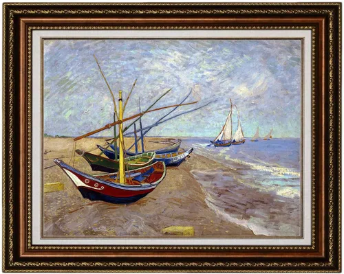 Vista 81 de ELITEAART- La noche estrellada por Vincent Van Gogh, pintura al óleo, reproducción de pintura al óleo, impresión en lienzo giclée, tamaño marcado