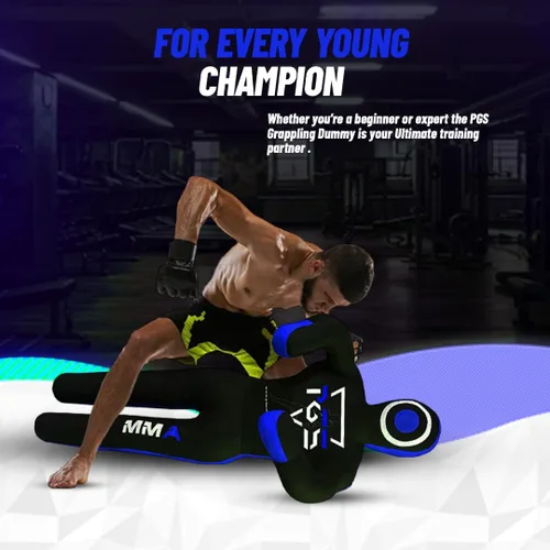 Vista 5 de MMA Grappling Dummy Brasileño JIU Jitsu BJJ Saco de boxeo para defensa personal lucha libre Judo Karate Boxeo Lanzamiento Sumisión Posición de pie