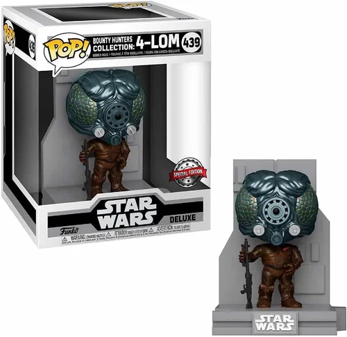 Vista 3 de Funko POP! Diorama de vinilo 4-LOM Deluxe (Star Wars, Bounty Hunters, multicolor)
