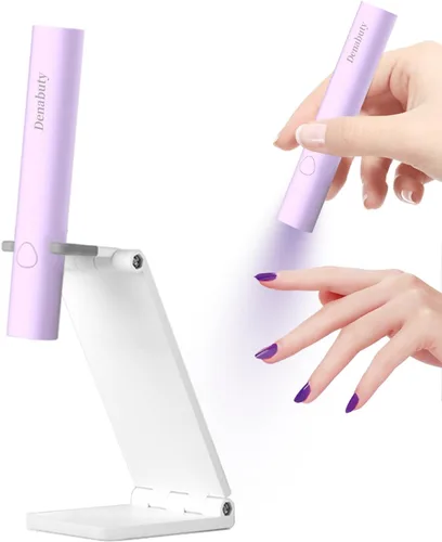 Vista 10 de Luz UV para uñas de gel, mini lámpara de uñas LED UV de mano