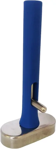 Vista 5 de Falafel Maker - Cuenco ovalado de acero inoxidable 18/10, mango de plástico azul, desmontable para una fácil limpieza