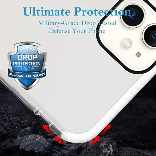 Vista 30 de Funda de teléfono personalizada para iPhone 11, diseño personalizado de fotos de collage de múltiples imágenes, resistente a los golpes, resistente