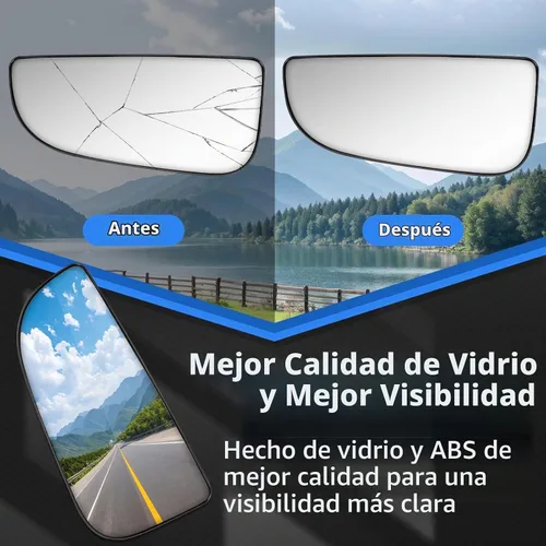 Vista 5 de Espejo lateral del conductor de repuesto para Dodge Ram 1500 2500 3500 4500 5500 2009 2010 2011 2012 2013 2014 2015 2016 2017 2018 2019 2020 - Lado