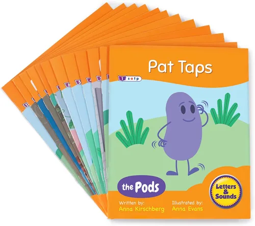 Vista 5 de Junior Learning Lectores decodificables The Pods - Sonidos de letras de fase 2: la ciencia de la lectura, textos fáciles decodificables, lectores