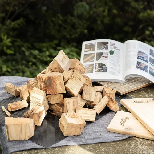 Vista 3 de Bolsa de trozos de madera para parrilla, de 5 a 10 libras., S, Marrón