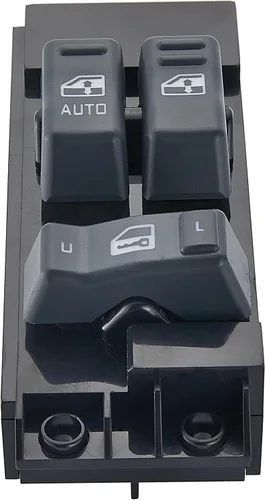 Vista 3 de Interruptor de ventana eléctrica para camioneta Chevy Silverado GMC Sierra 1500, 2500, 2500, 2500 HD, 3500 de 2 puertas, con control lateral