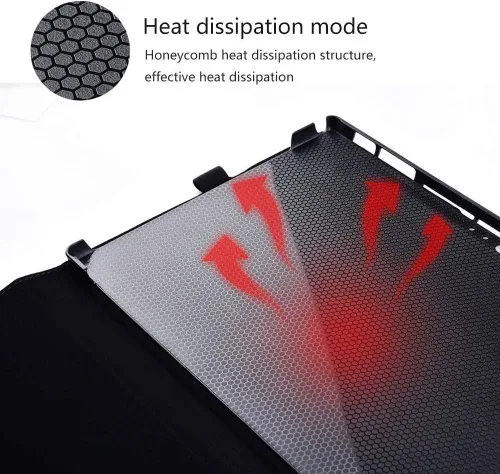 Vista 3 de Funda protectora para Microsoft Surface Pro 7 / Pro 6 / Pro 5 / Pro 4 con soporte para bolígrafo, cubierta delgada de poliéster de múltiples