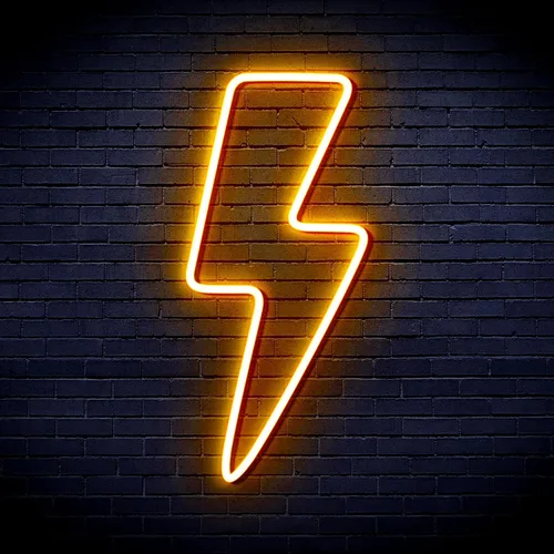 Vista 14 de ADVPRO Rayo Rayo Estándar Flex Silicona LED Neon Sign - Azul - st16s42-fnu0002-b