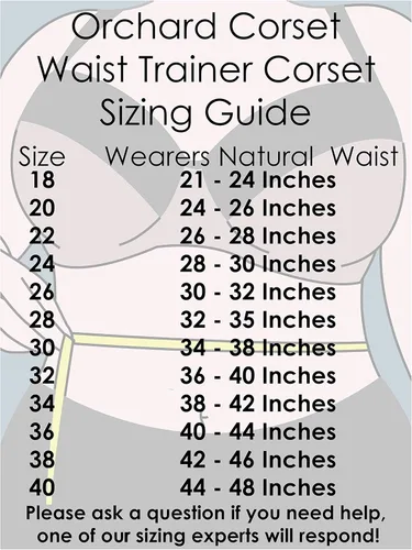 Vista 3 de Orchard Corsé CS-426 Estándar de PVC Underbust Original Acero Deshuesado Cintura Entrenamiento Corsé
