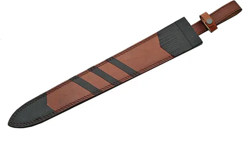 Vista 4 de SZCO Supplies Espada de Damasco con mango de hueso, color negro