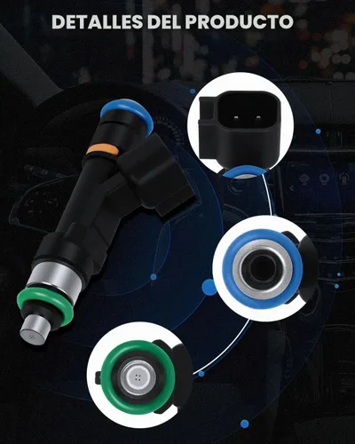 Vista 4 de Inyectores de combustible ECCPP 4 piezas 12 agujeros kit de inyector de combustible 0280158103 apto para 2006-2013 para Mazda 3 2.0L, 2006-2009