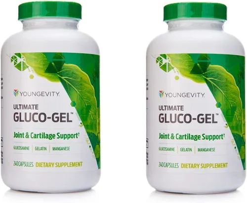 Vista 9 de Youngevity Ultimate Gluco-Gel - para huesos, tendones, huesos y cartílagos Contiene glucosamina, gelatina y manganeso 2 botellas