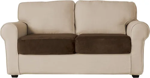 Vista 7 de Funda de cojín de terciopelo elástico para sofá, funda de cojín de felpa negra, súper suave, acogedora, lavable, protector de asiento de silla