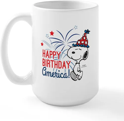 Vista 113 de CafePress SNOOPY Joe Cool - Taza de café de cerámica (15.0 fl oz)