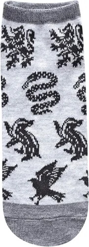Vista 3 de Harry Potter Designs - Calcetines de tobillo para mujer, 5 unidades, talla 4-10