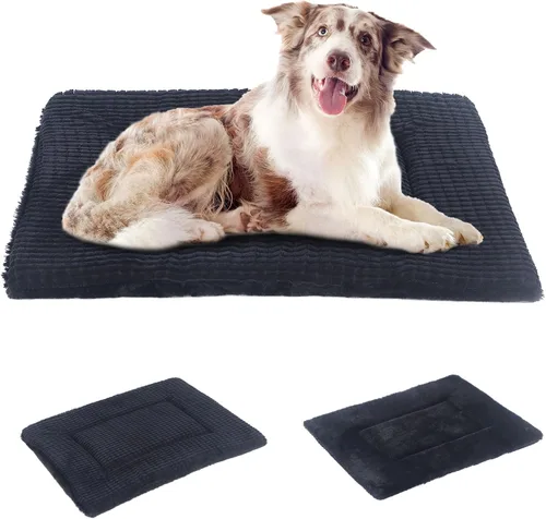 Vista 21 de BVAGSS Almohadilla Reversible para Jaula de Perro, Colchoneta de Cama para Mascotas de Espuma Viscoelástica, Colchón Suave y Cálido Lavable a