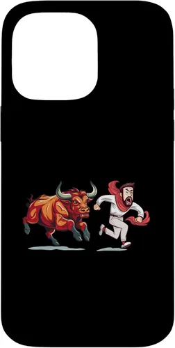 Vista 20 de Funda para iPhone 15 Pro Saint Fermin Bulls Running