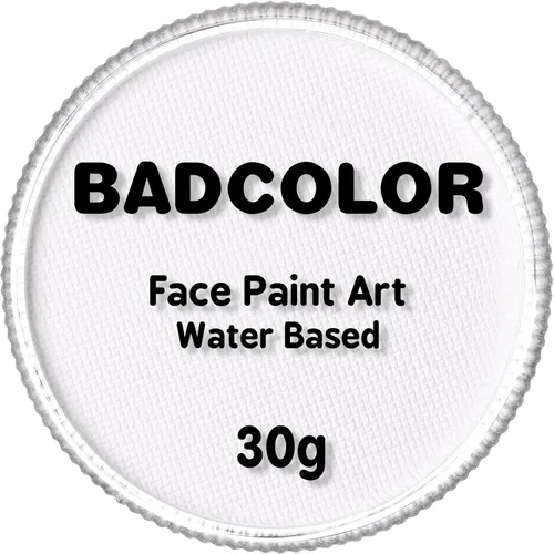 Vista 32 de Pintura facial negra (1.06 onzas), kit de pintura facial activada por agua para niños y adultos, paleta de pintura facial de maquillaje SFX