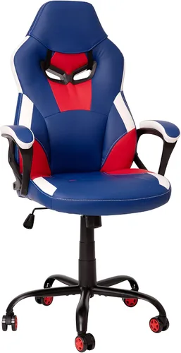 Vista 27 de Flash Furniture X20 - Silla giratoria de policarbonato ergonómica y ajustable con respaldo completamente reclinable en LeatherSoft negro