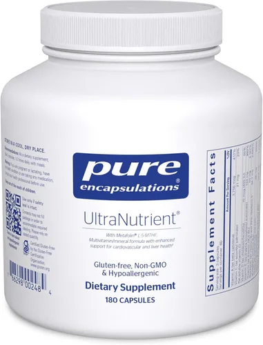 Vista 9 de Pure Encapsulations - UltraNutrient - Complejo multivitamínico/mineral hipoalergénico con antioxidantes avanzados Minerales y Multivitamínicos