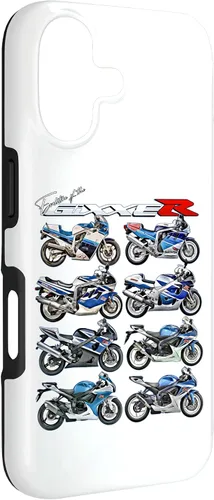 Vista 3 de Gixxer, Evolution, GSXR, Road Racing, Motocicleta, Motocicleta, Funda de bicicleta para iPhone 17