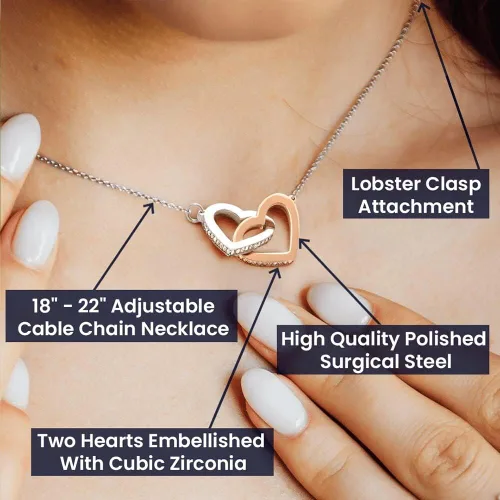 Vista 5 de Para Mi Hija, Regalo Para Hija, Regalo De Aliento De Hija, Collar Para Hija, Madre Y Hija, Regalo Para Hija En Español, Cumpleaños G4192