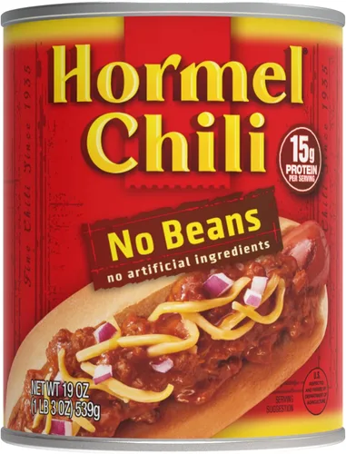 Vista 11 de Chili picante HORMEL sin frijoles, sin ingredientes artificiales, 15 oz
