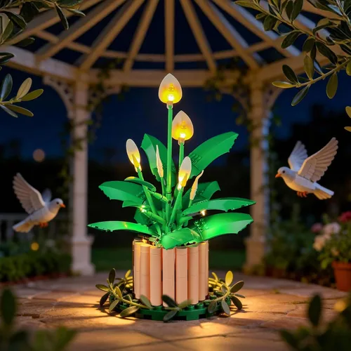 Vista 26 de Kit de iluminación LED Briksmax para árbol bonsái – Compatible con el modelo de bloques de construcción Lego 10281 – no incluye el set de Lego