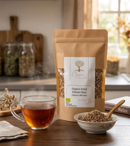 Vista 4 de Raíz de Valeriana Seca Orgánica (Valeriana Officinalis) 2 oz